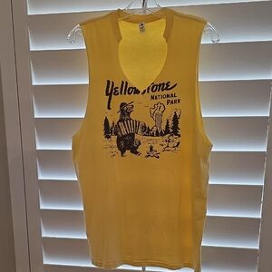 Next Level Apparel Bright Yellow Tank Top